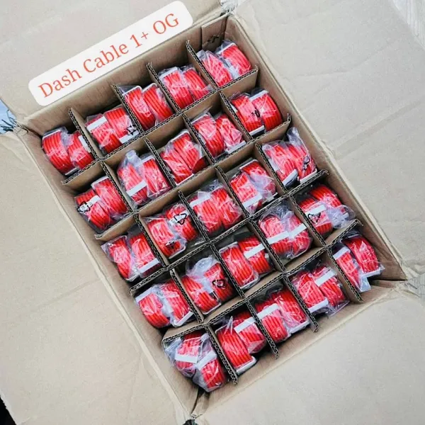 OnePlus Og Dash Type-C Charging Cable – Authentic Red USB-C Fast Charger