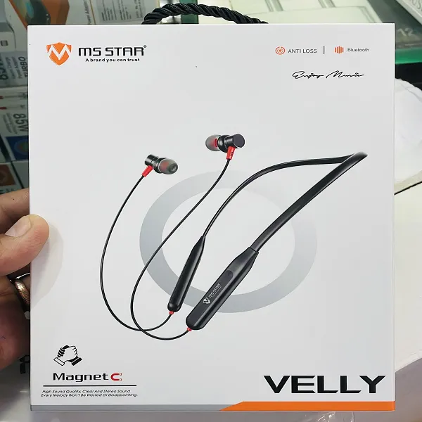 MS STAR VELLY Bluetooth Neckband – The Ultimate Joy of Music