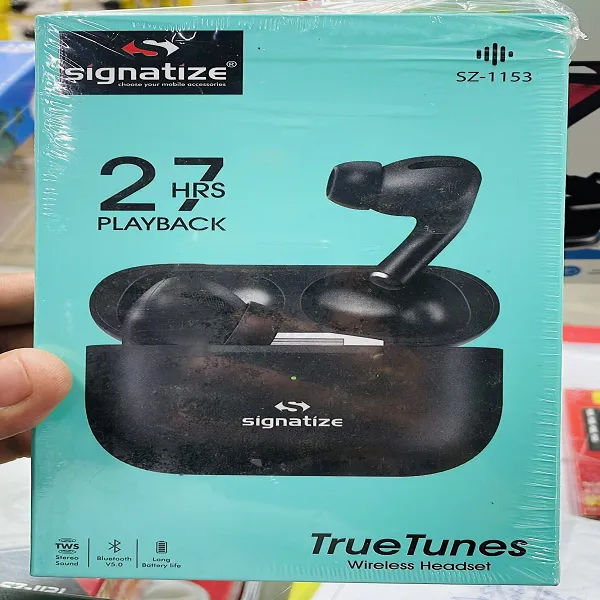 Signatize TrueTunes Wireless Earbuds with 27 Hours Playback & Bluetooth 5.0