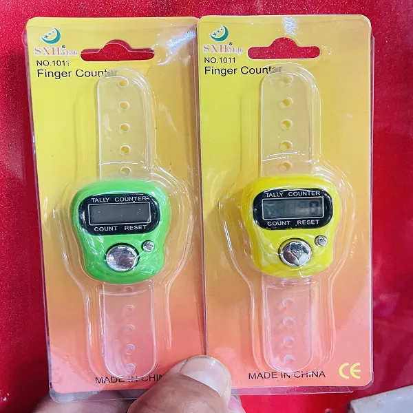 Digital Finger Counter Tally Clicker – LCD Display with Reset Button