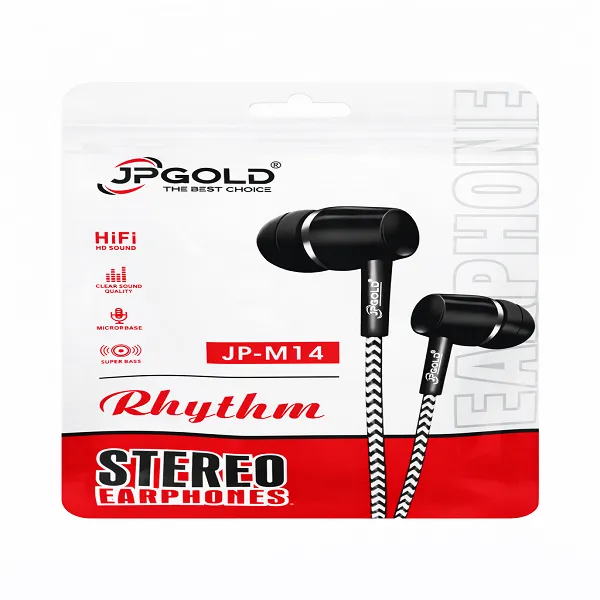 JP GOLD JP-M14 Rhythm Stereo Earphones with HiFi Sound & Super Bass
