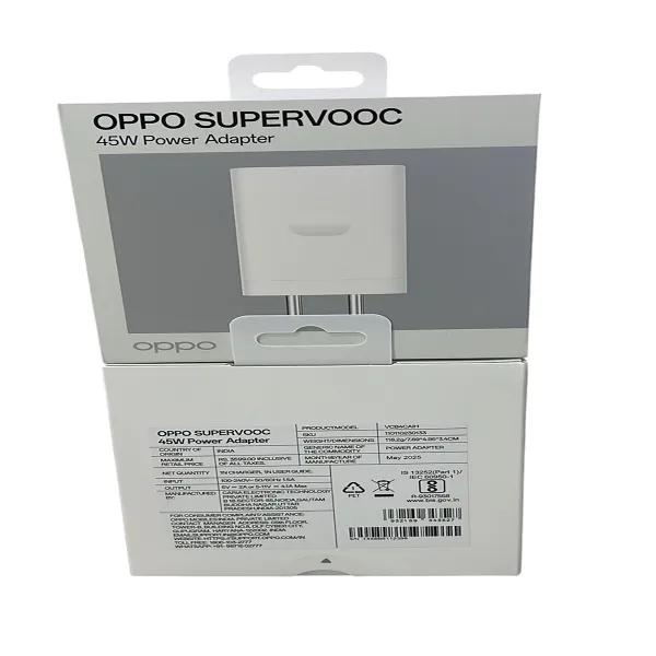 OPPO 45W SUPERVOOC OG Charger – Quick Charge for Reno/Find Series